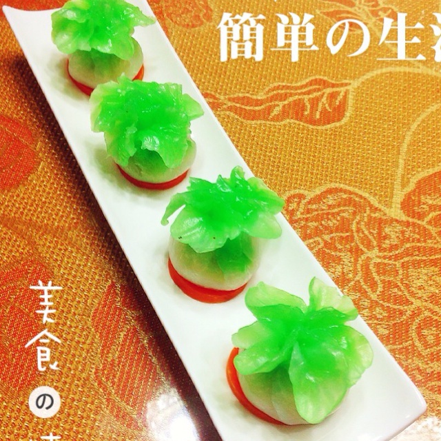 水晶白菜蒸饺