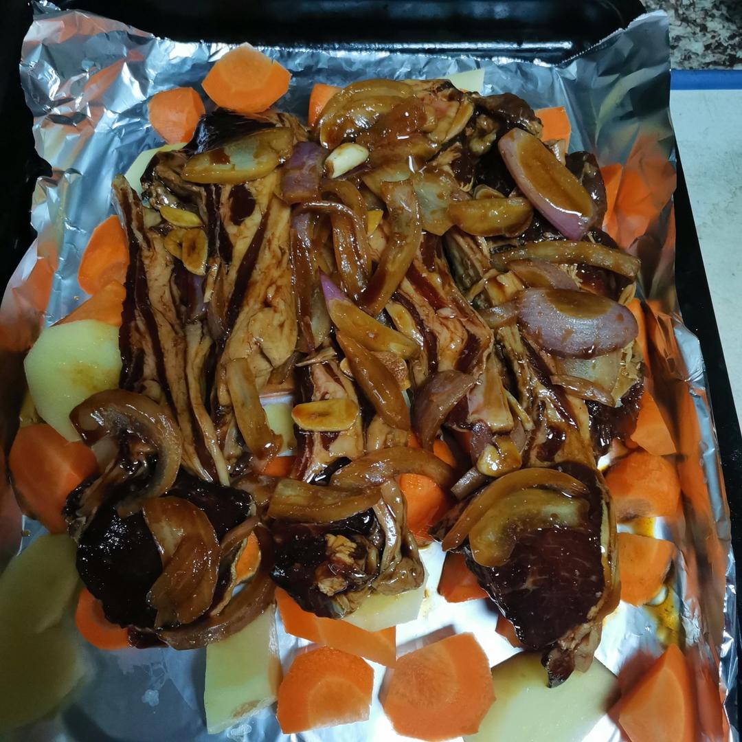 超好吃的烤羊排烤箱版