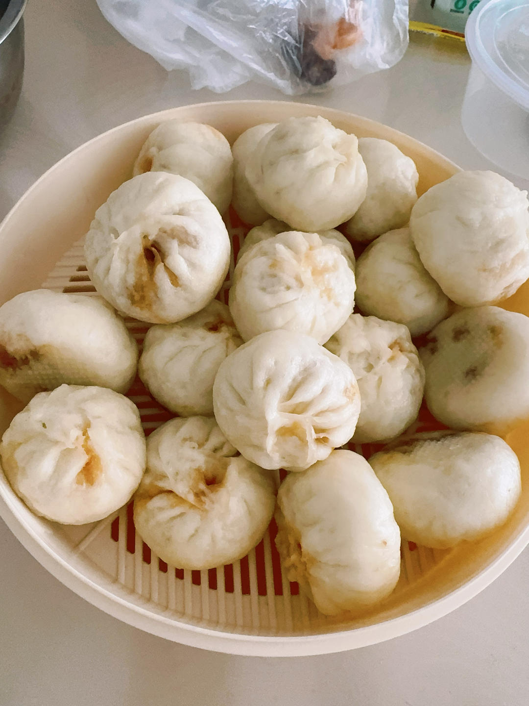 软面透油小笼包成功复刻‼️无需手揉面，香香软软巨好吃，早餐好选择
