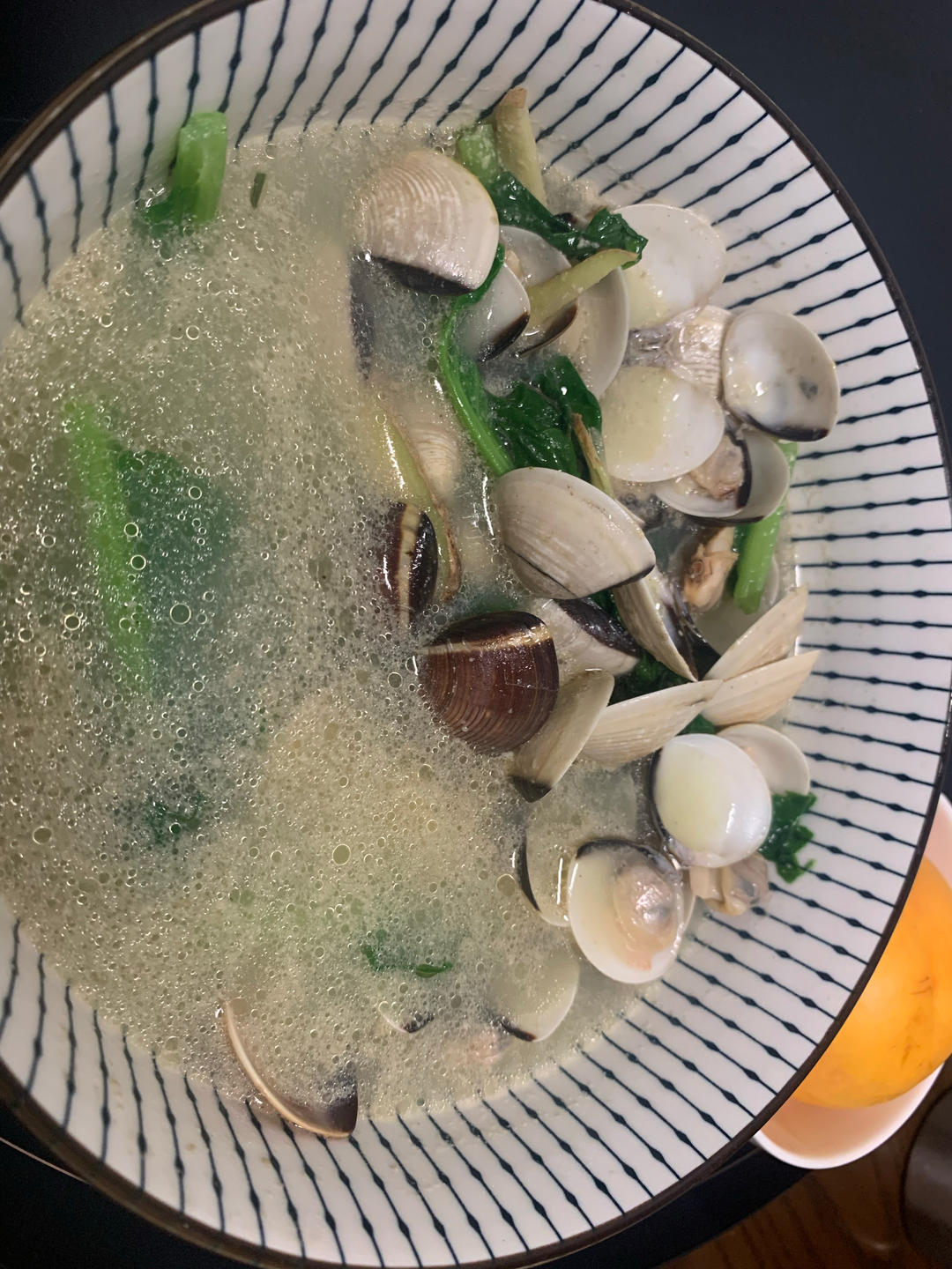 车螺芥菜汤