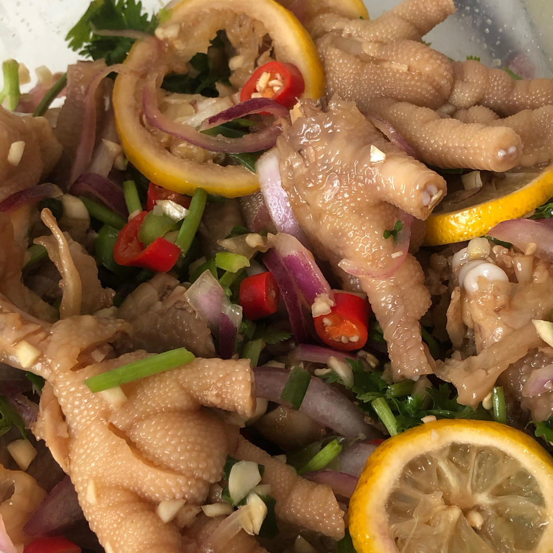 【柠檬酸辣鸡爪】自制超级无敌美味的网红鸡爪