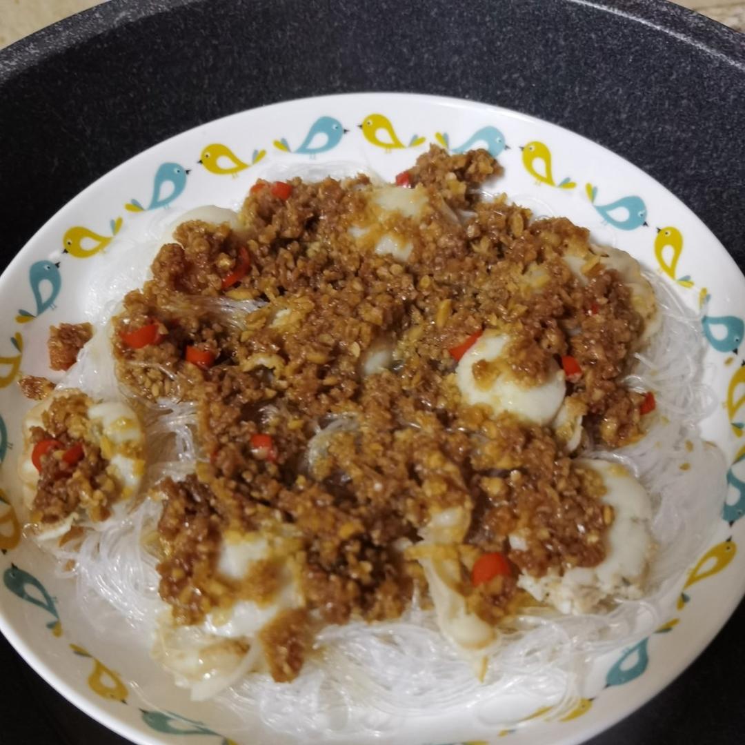 蒜蓉扇贝肉蒸粉丝