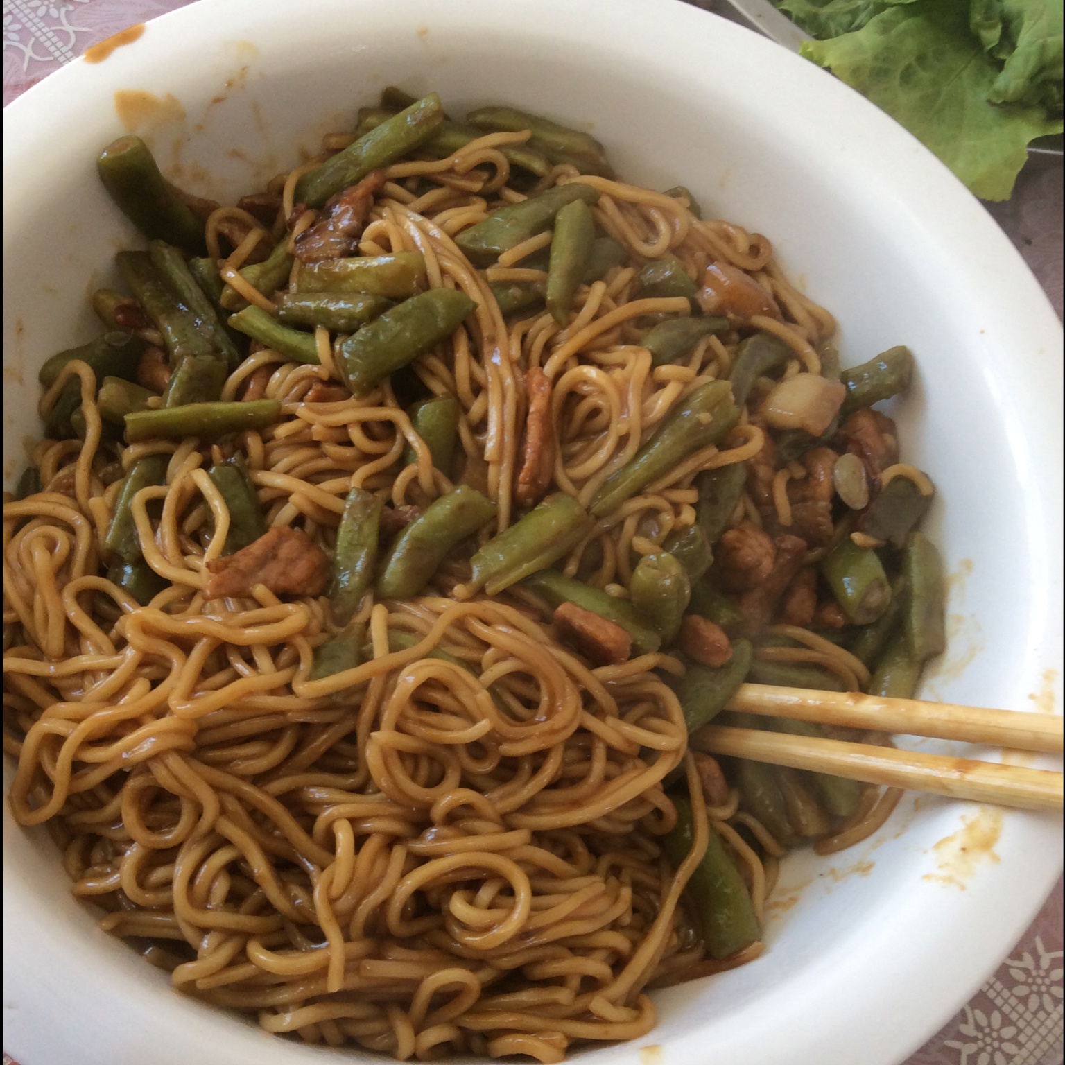 豆角焖面