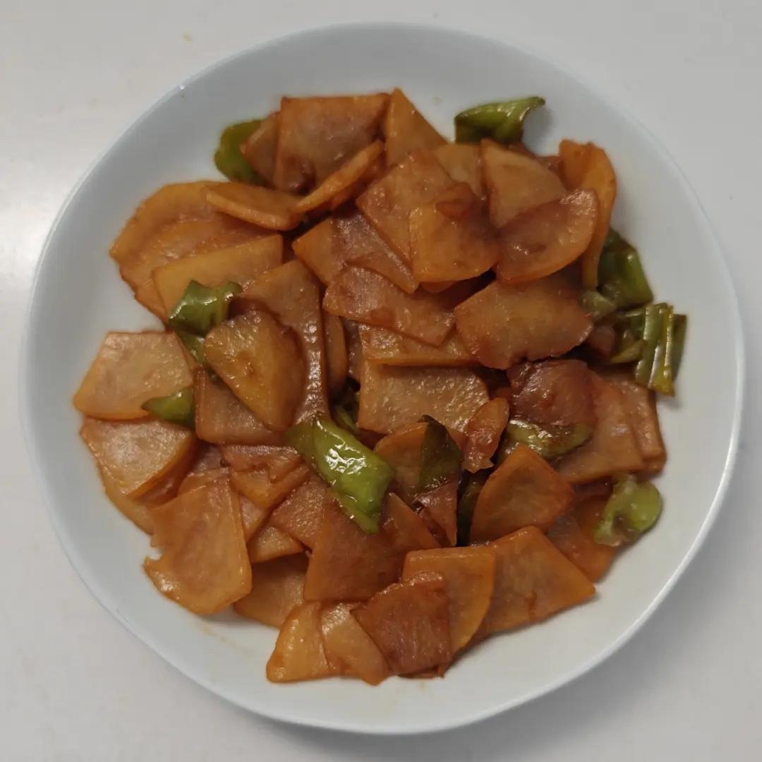 比肉都好吃的青椒炒土豆片😋简单又美味❗️