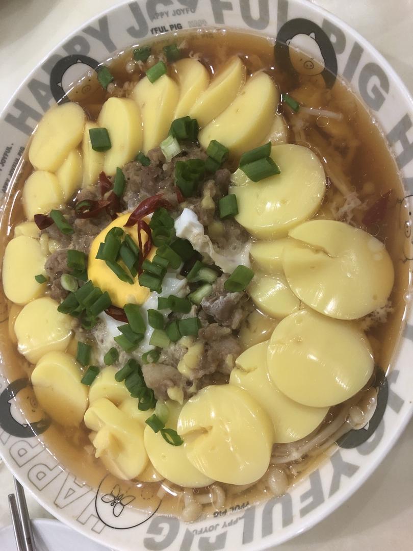 日本豆腐蒸肉沫