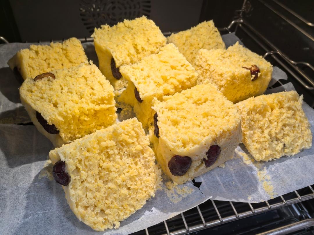 玉米红枣发糕｜软嫩香甜不干硬