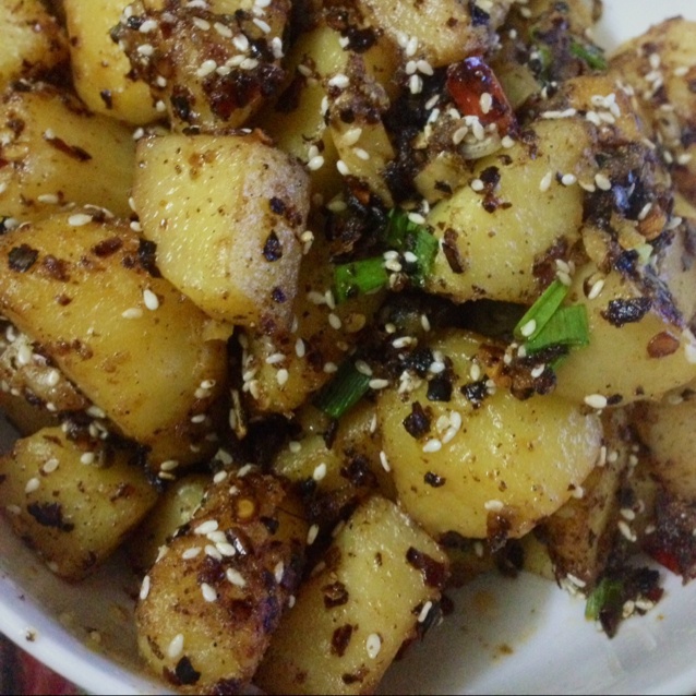 将离将离做的贵州风味麻辣土豆