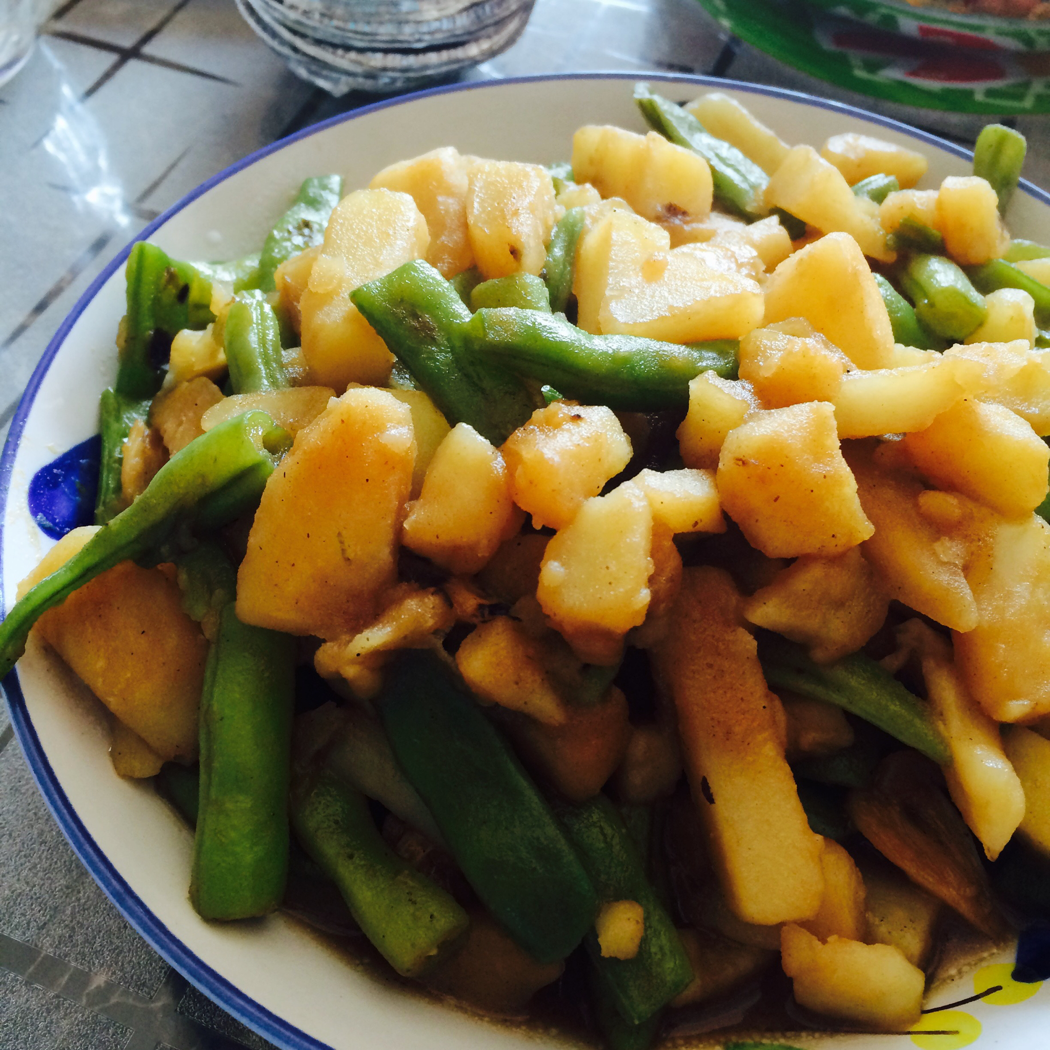 土豆烧豆角