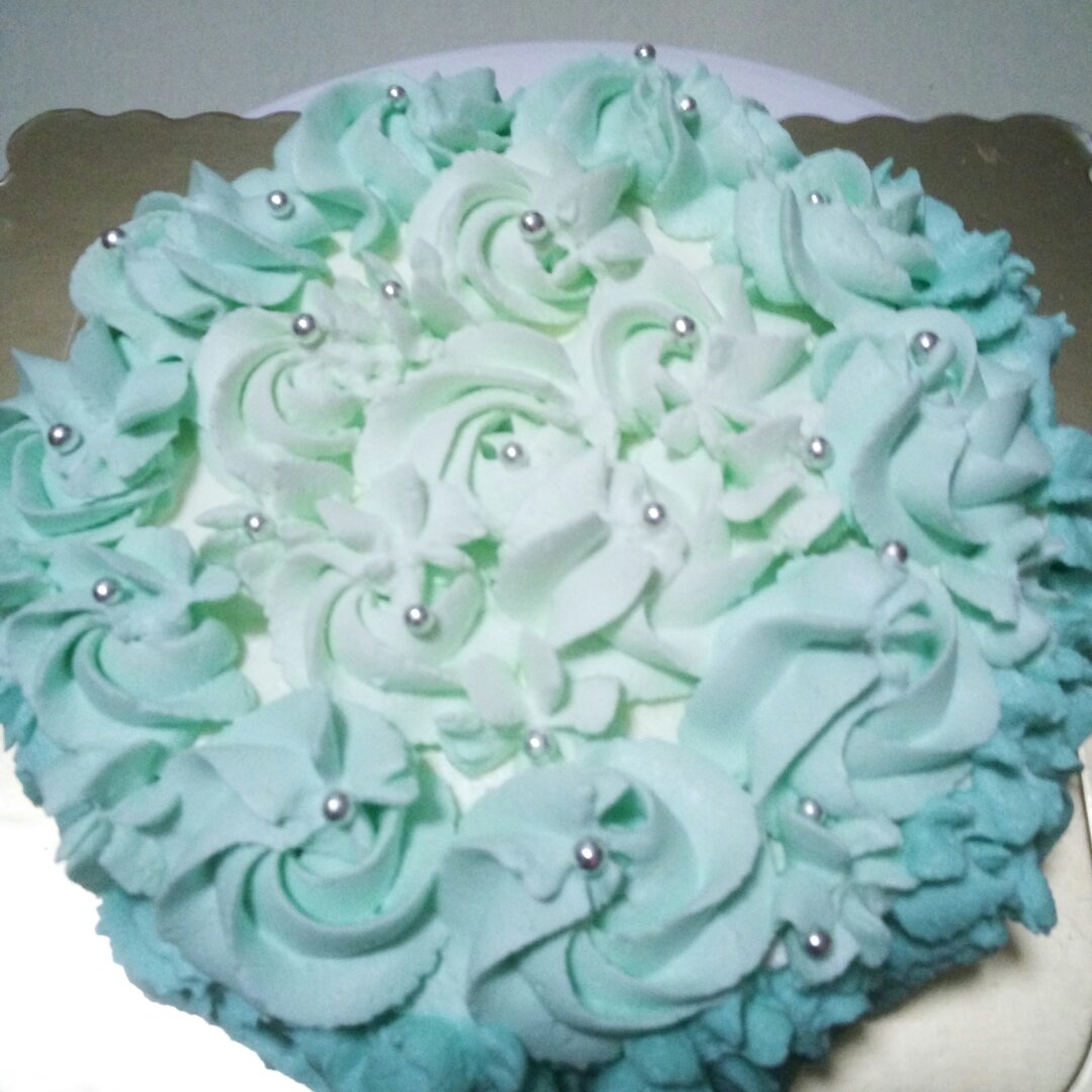 蛋糕裱花—简单花束蛋糕