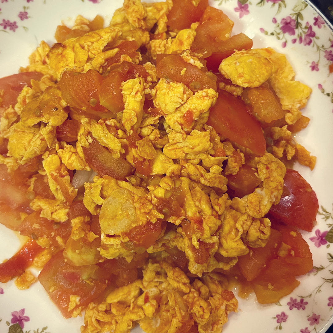 超嫩滑的番茄炒蛋