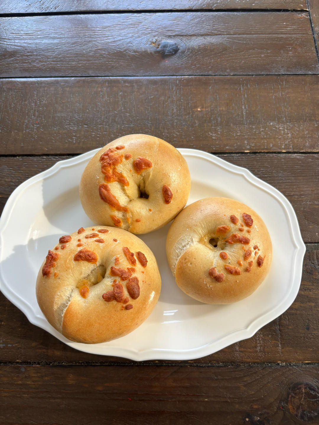 海苔肉松芝士全麦贝果🥯双倍芝士双倍快乐