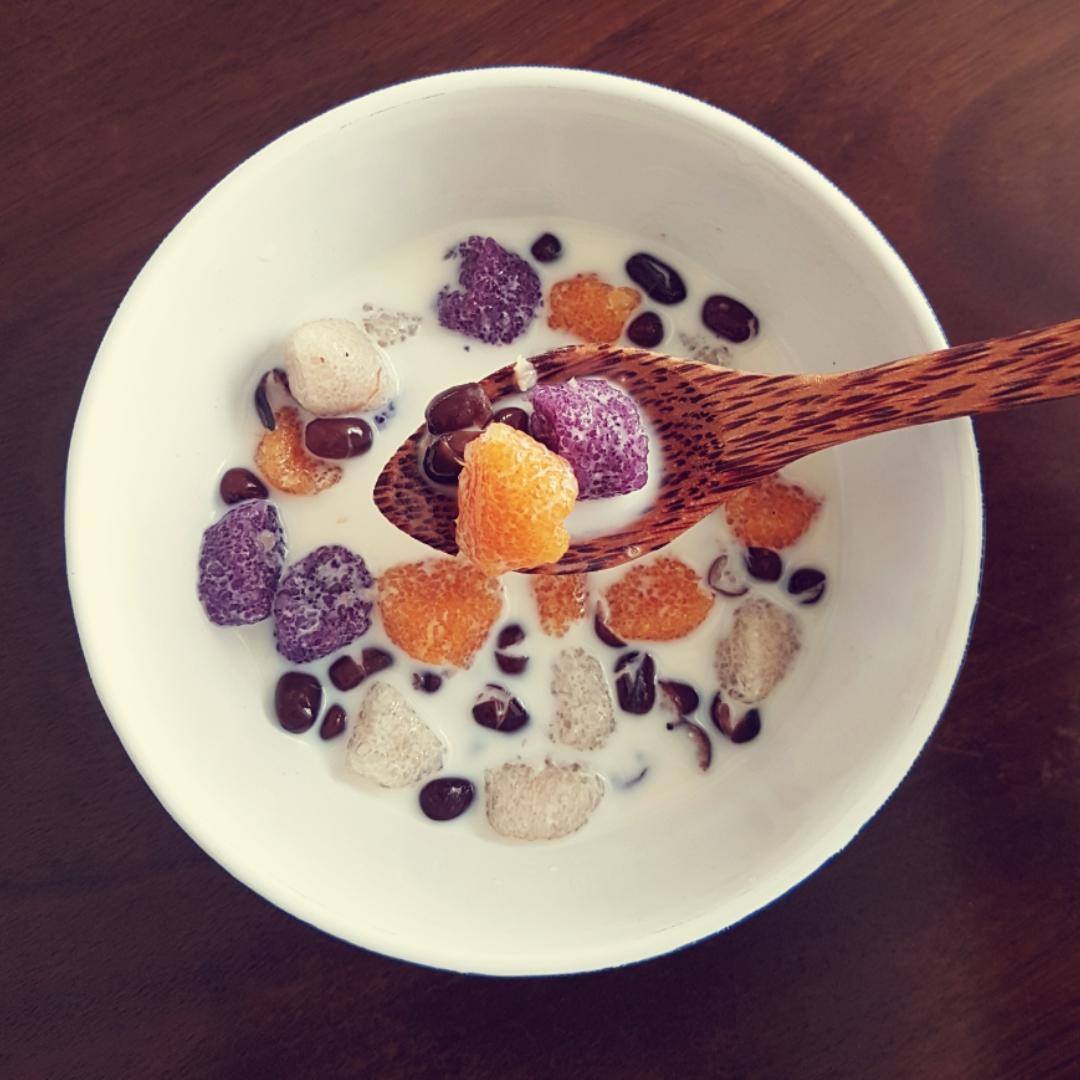 满足你的偷学欲望，“鲜芋仙”的三色芋圆在家也能轻松搞定！——三色芋圆