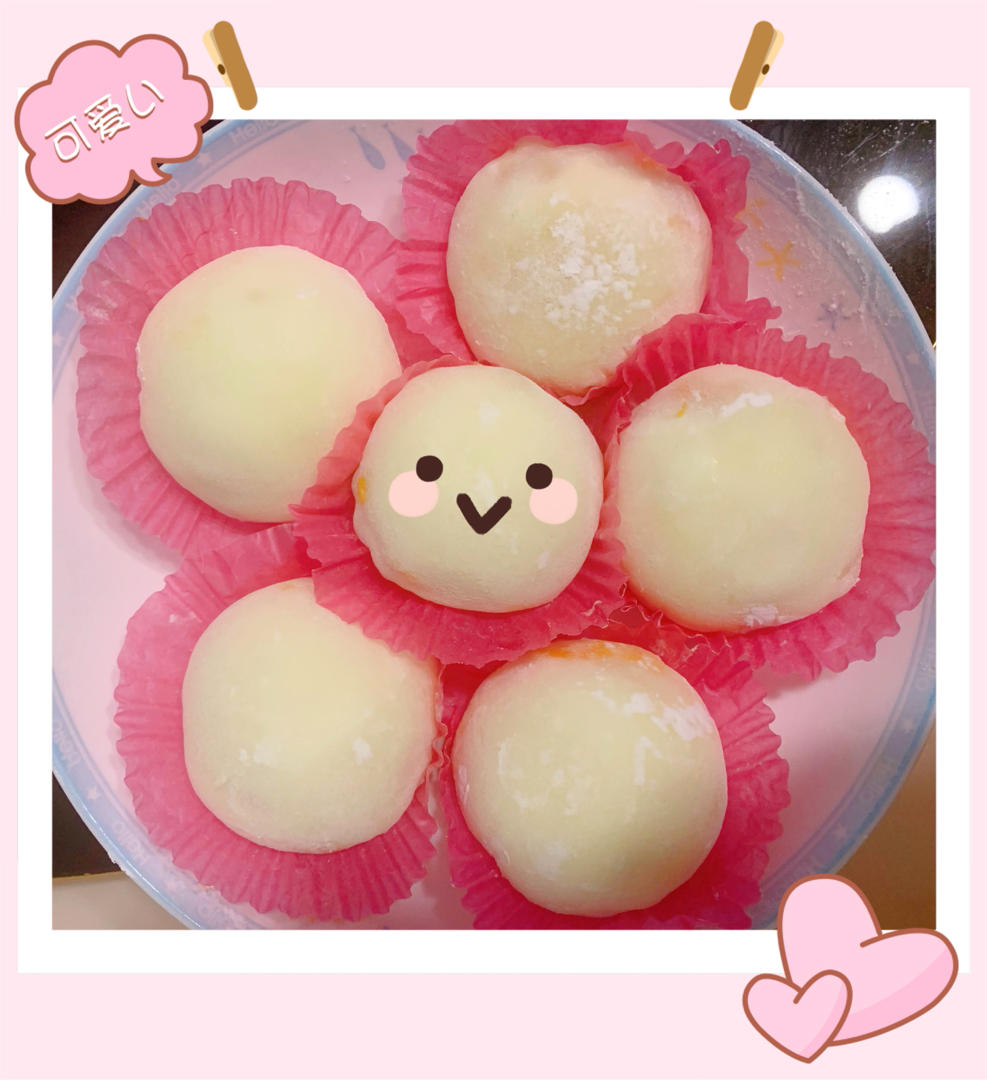 腹黑白胖子——奥利奥雪媚娘