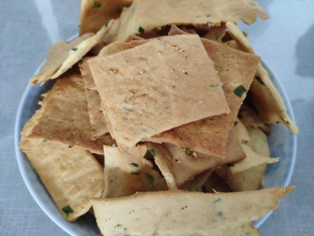 无糖版的香葱小苏打饼干