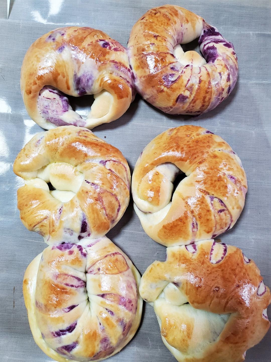 紫薯面包圈