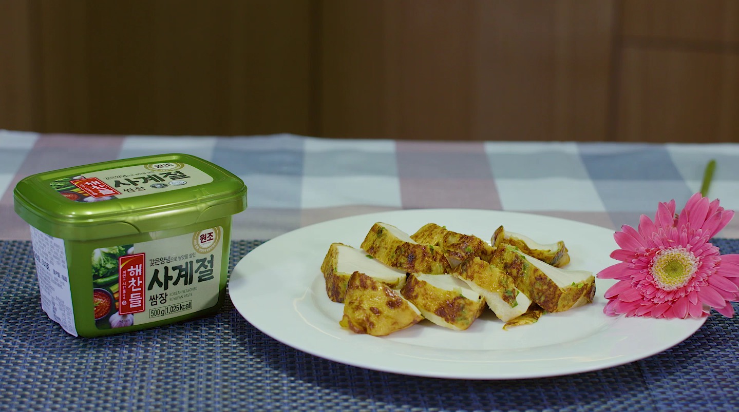 韩式包饭酱煎豆腐的做法