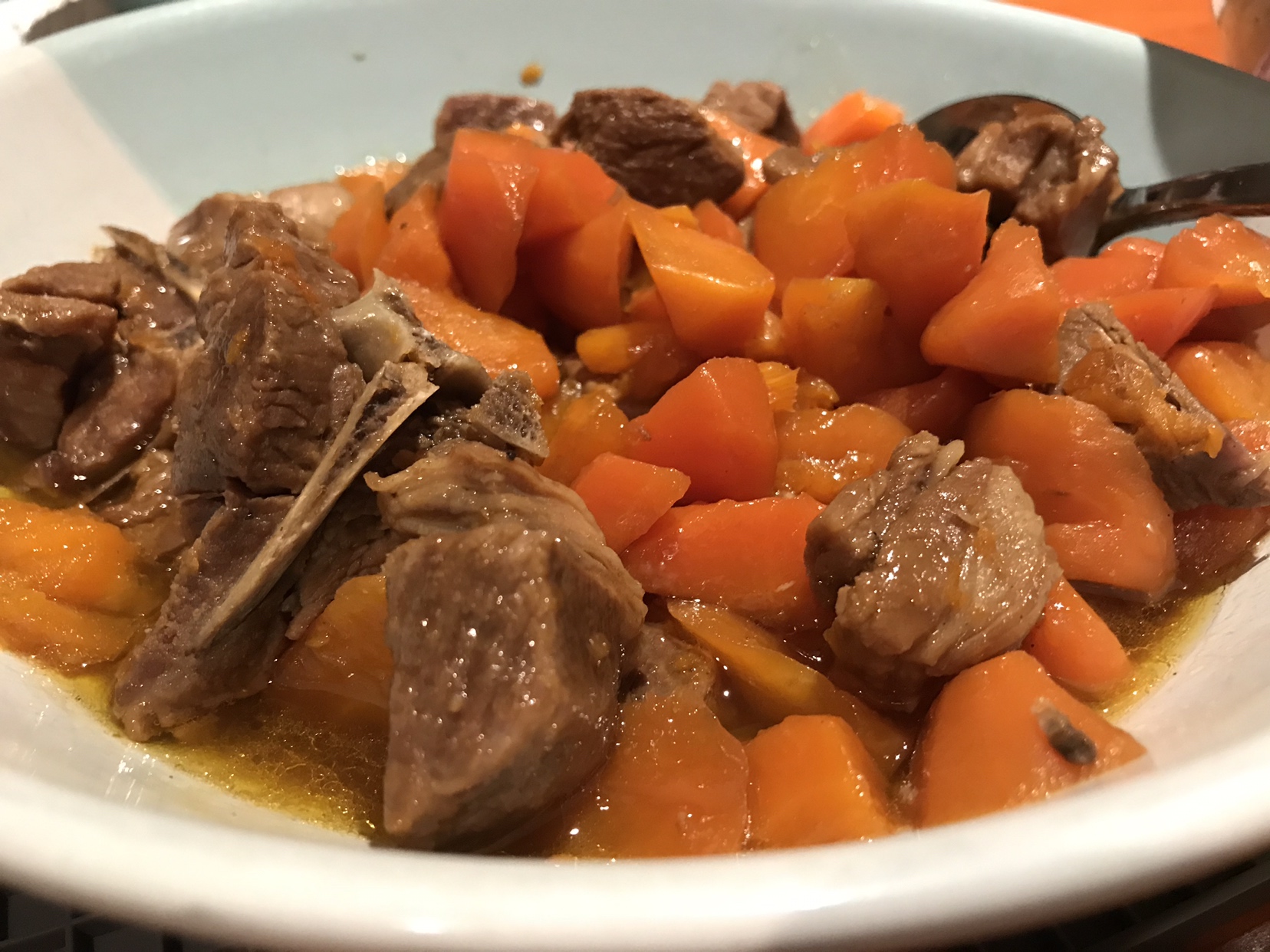 胡萝卜红焖羊肉高压锅版的做法
