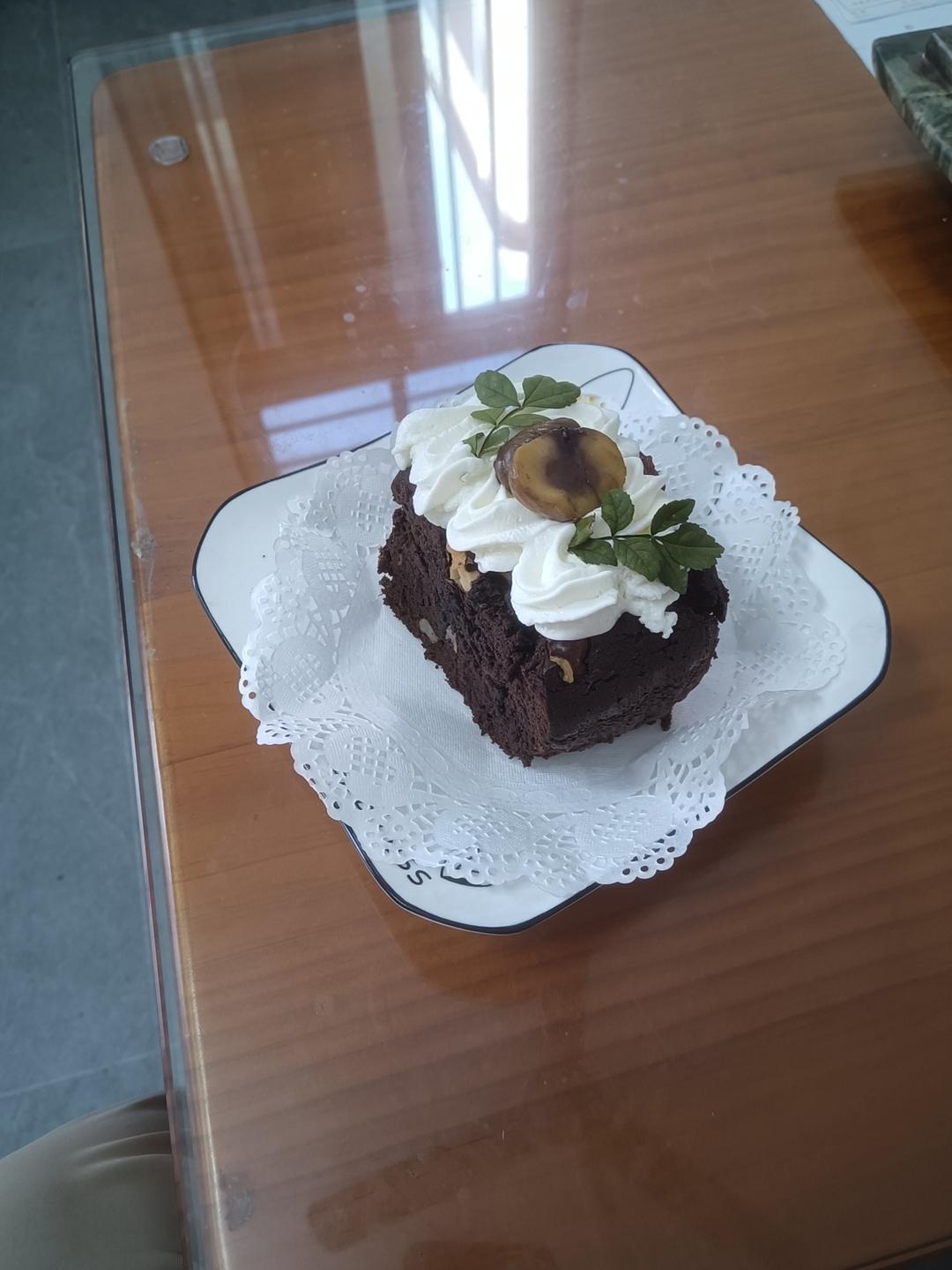 浓郁巧克力布朗尼蛋糕