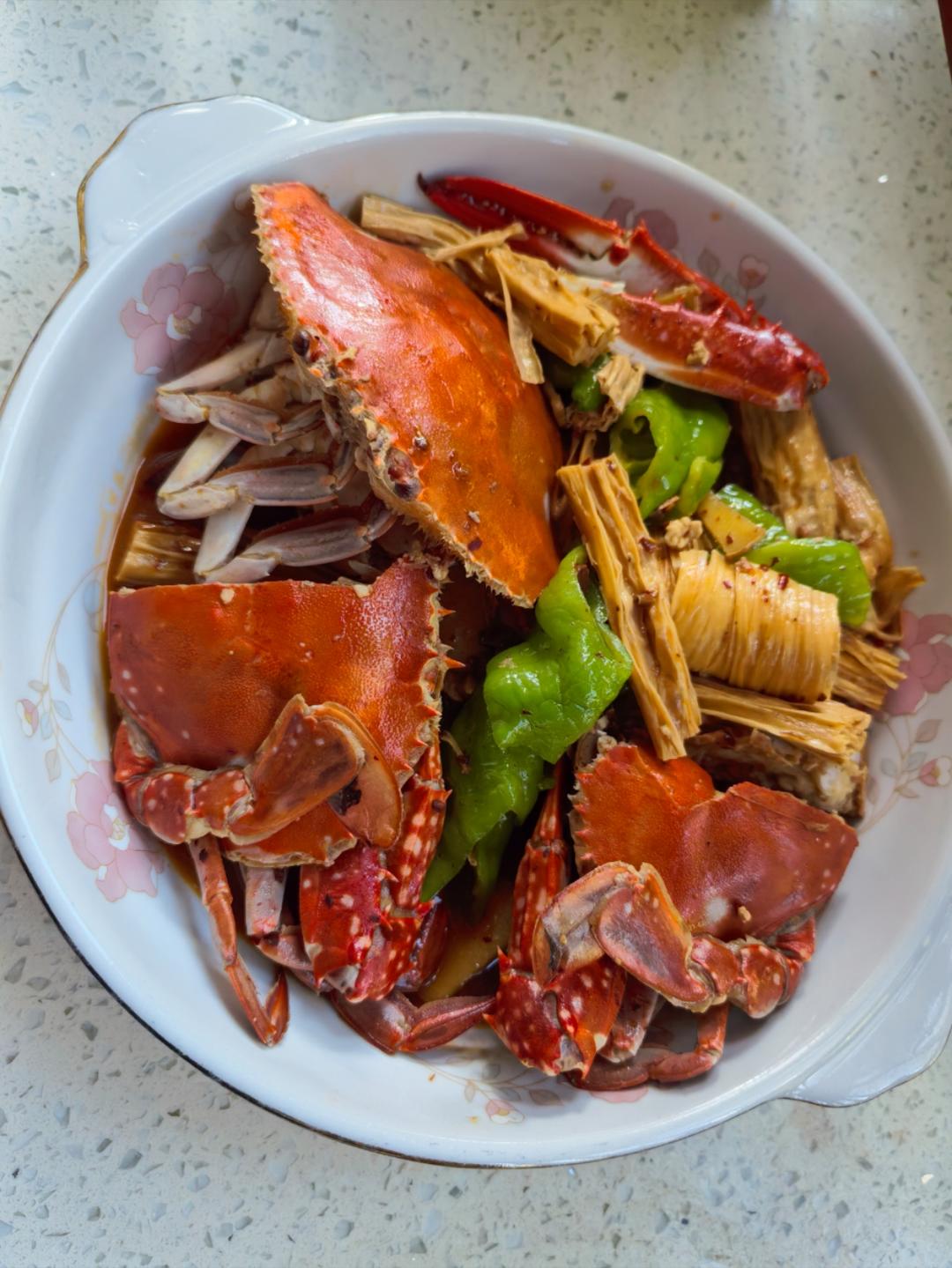 香辣梭子蟹