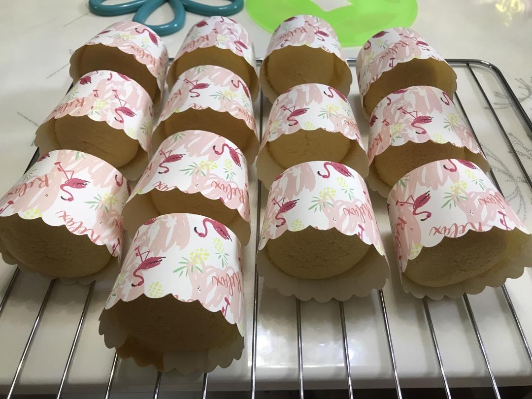 纸杯蛋糕 8寸戚风蛋糕的量