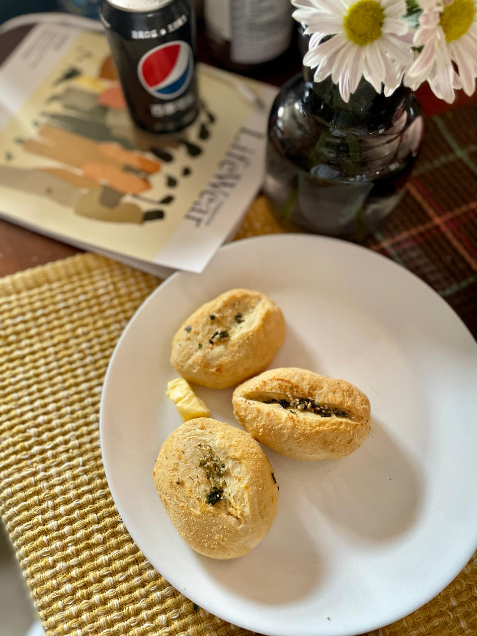 黄金芝士蒜香法式软面包｜芝香浓郁