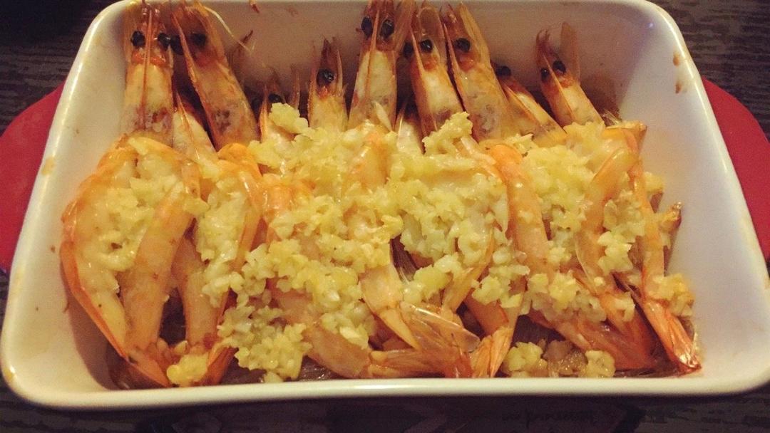 蒜蓉烤虾烤箱版