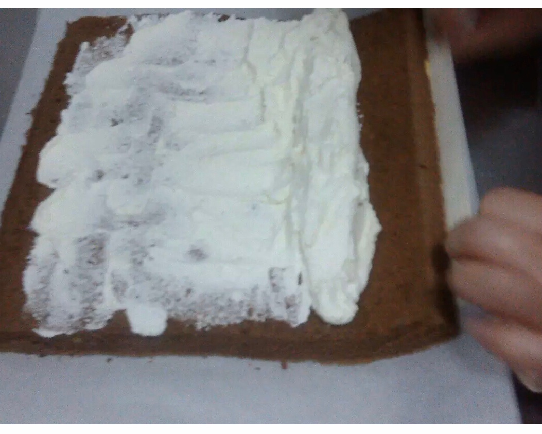 长颈鹿蛋糕卷的做法 步骤13