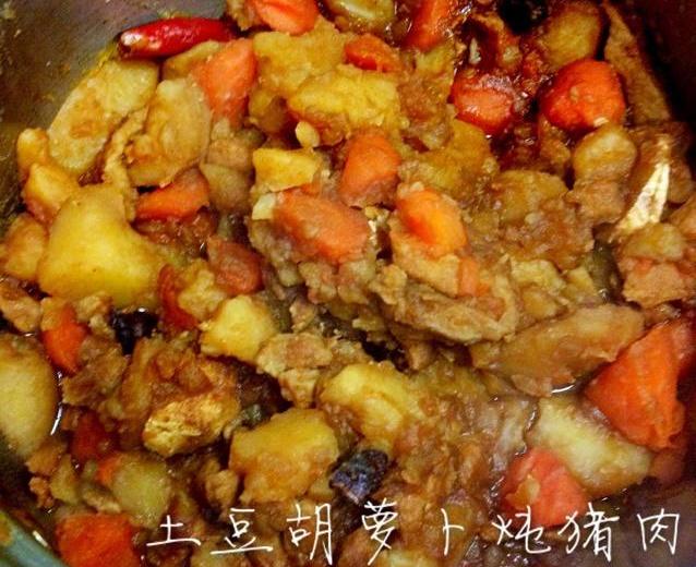 土豆胡萝卜炖猪肉