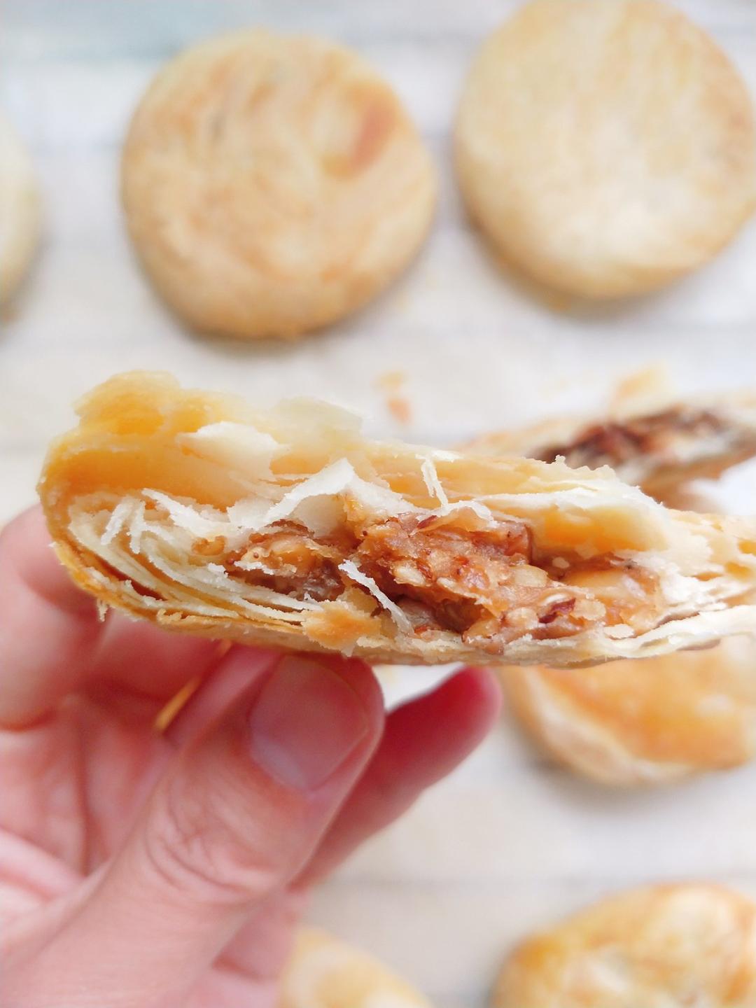 曾经拥有aa做的葱油月饼