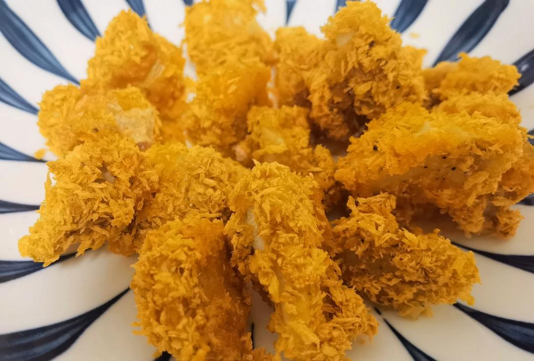 杏鲍菇版鸡米花(空气炸锅)