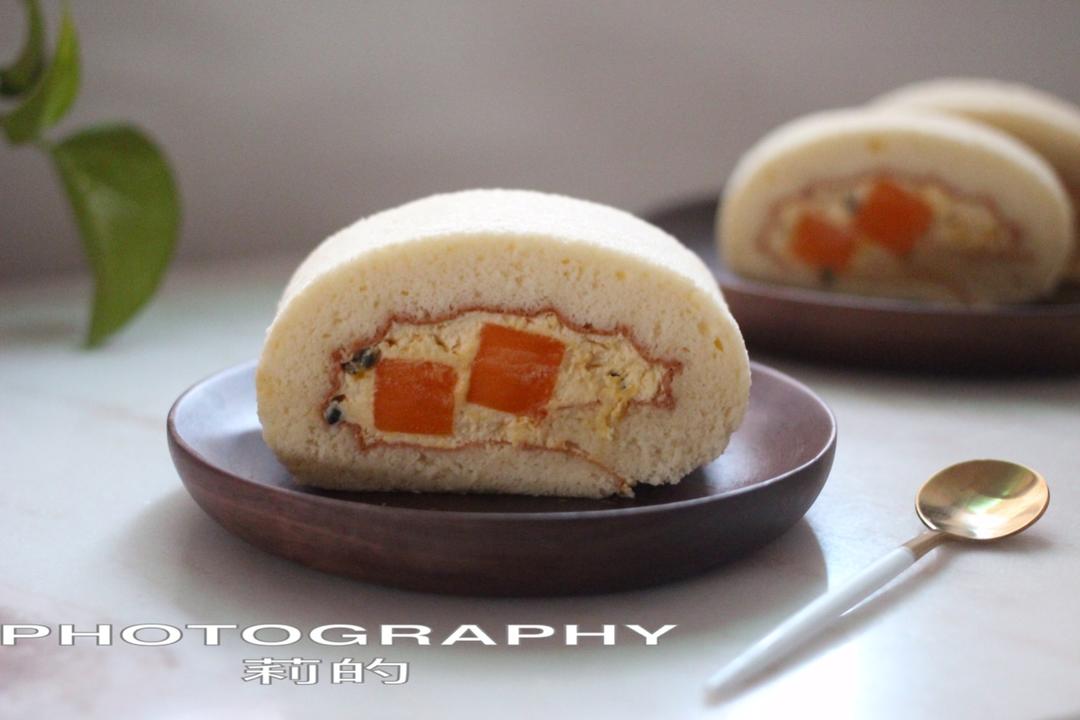 “夏威夷”蛋糕卷（百香果椰芒蛋糕卷）