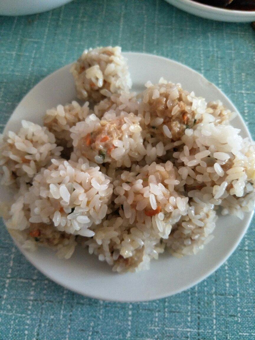 蒸糯米丸子