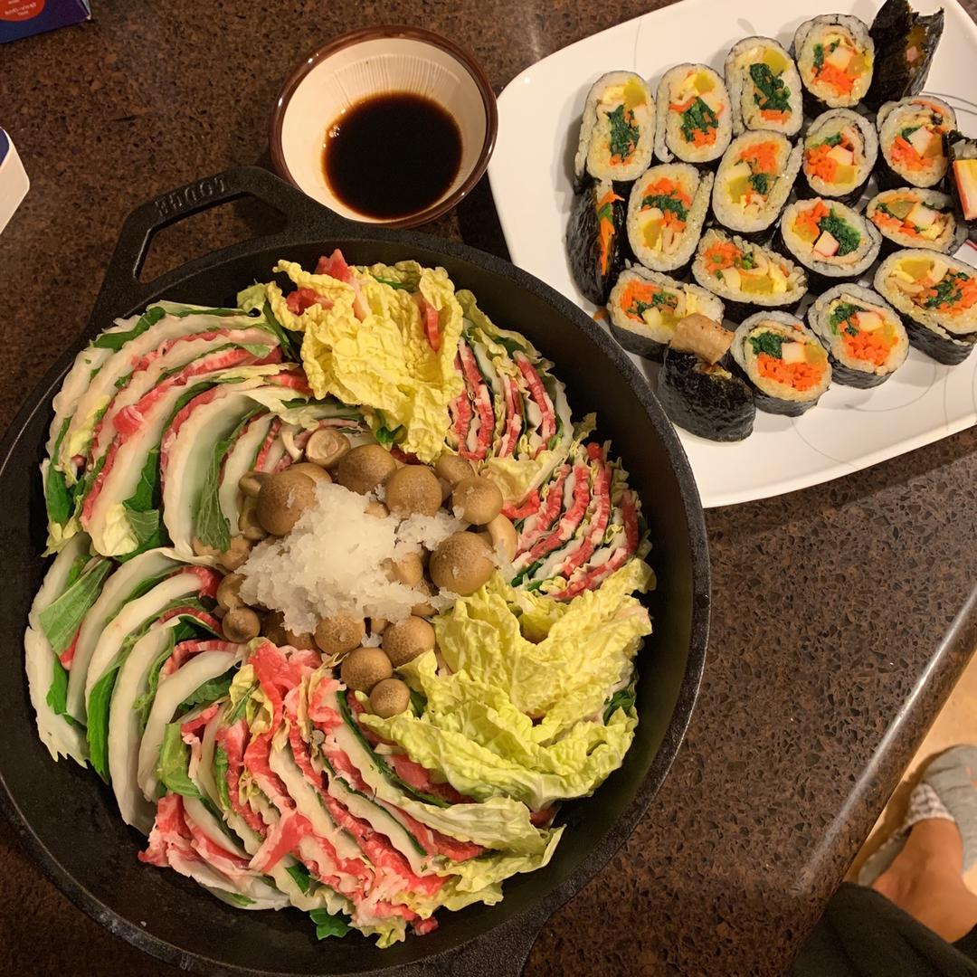韩式牛肉火锅
