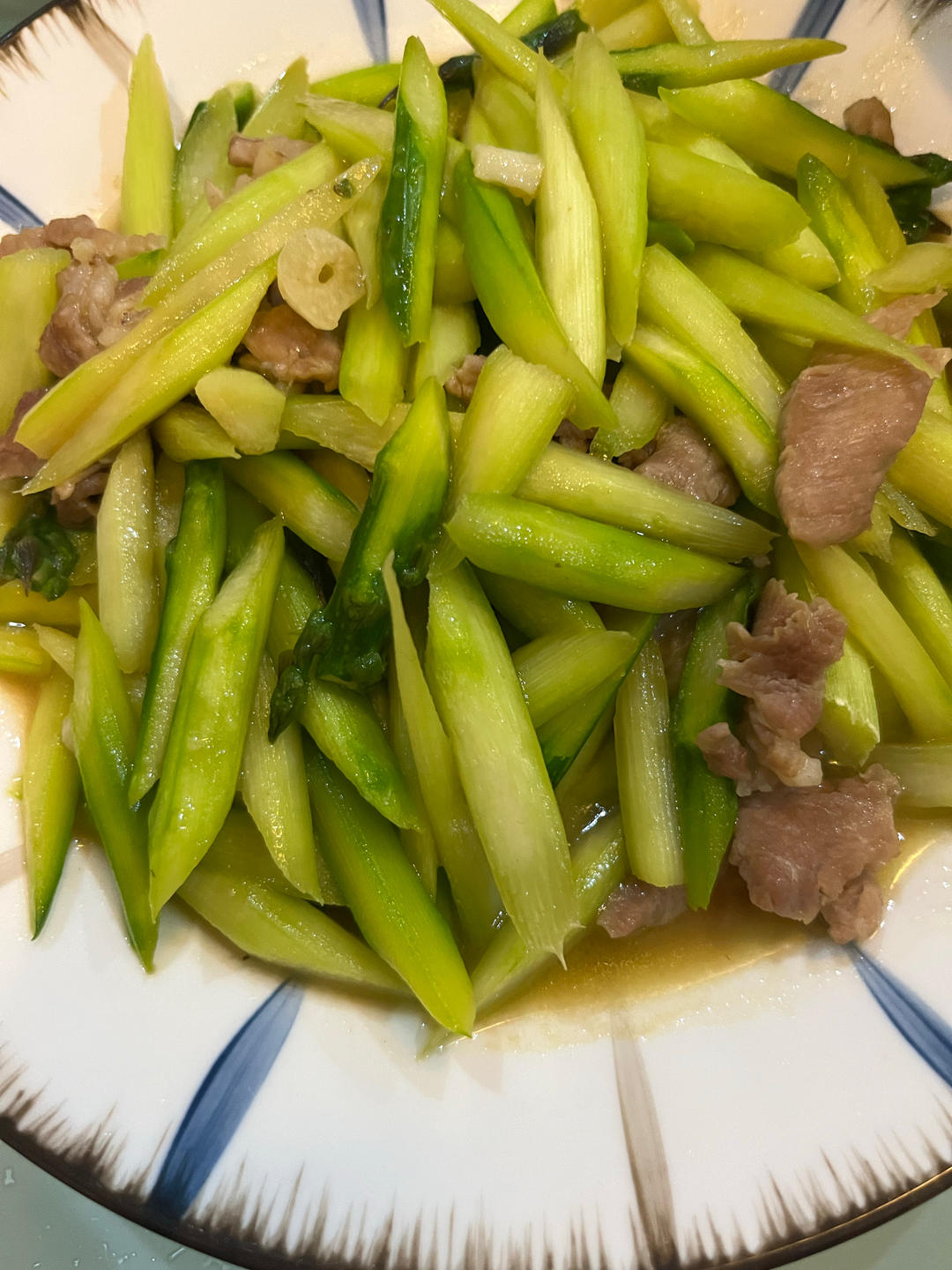 芦笋炒猪肉