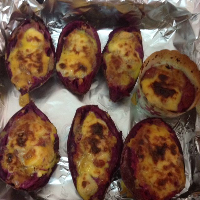 芝士奶油焗红薯