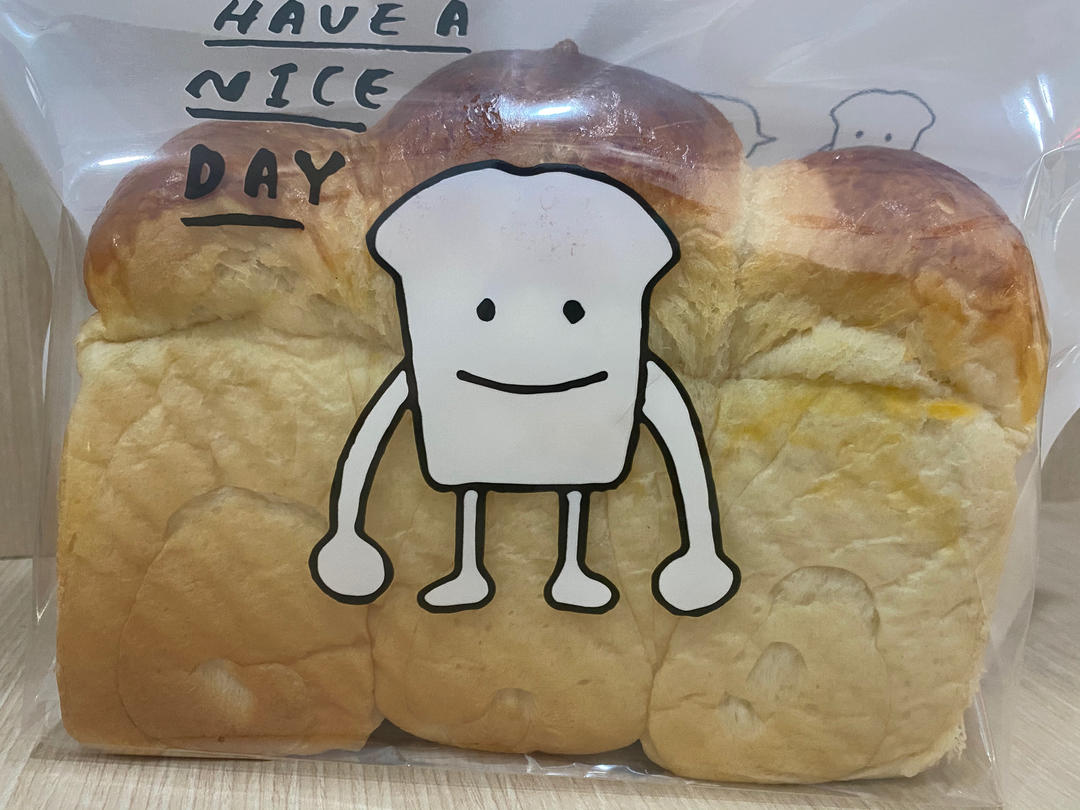 最好吃的牛奶吐司妃娟的100%中种北海道牛奶吐司奶油吐司