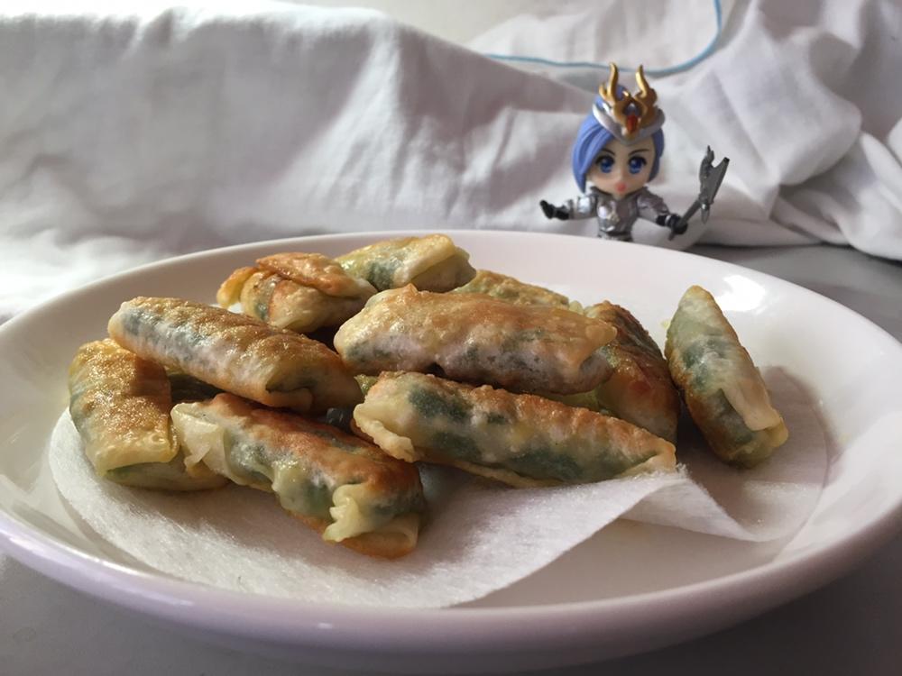 皮薄馅多的韭菜盒子