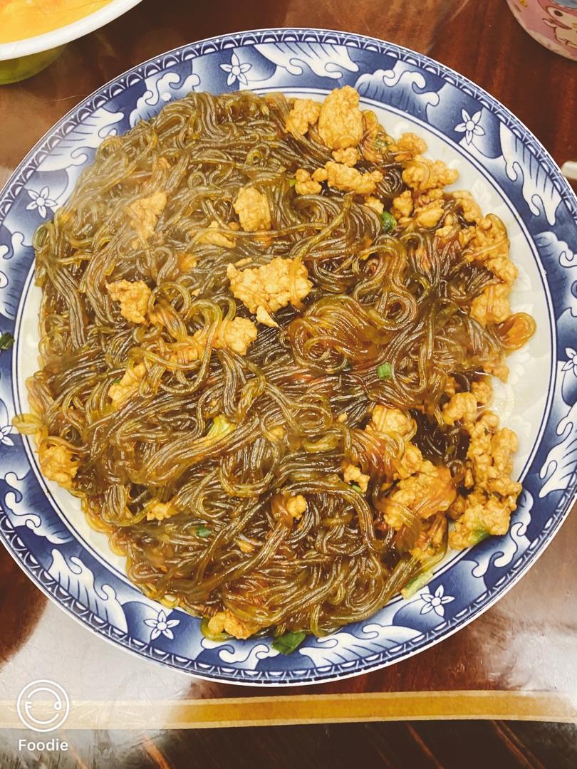 肉末粉丝-蚂蚁上树