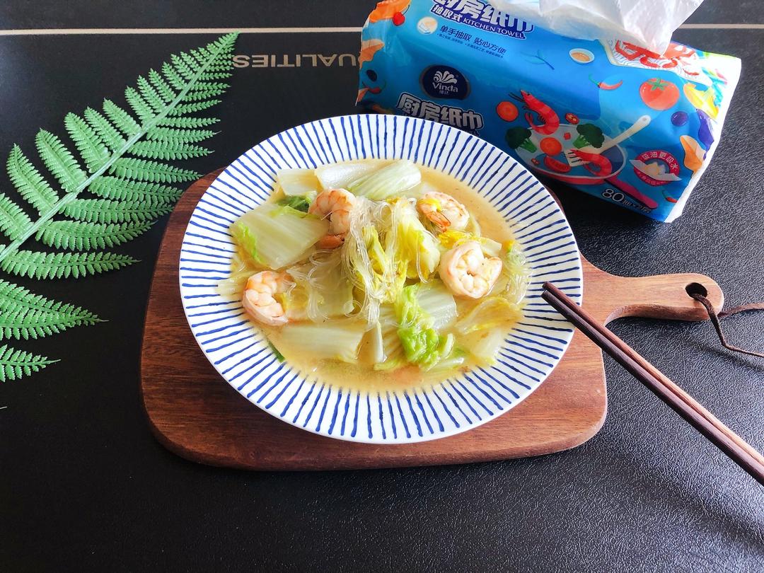 虾仁白菜的做法