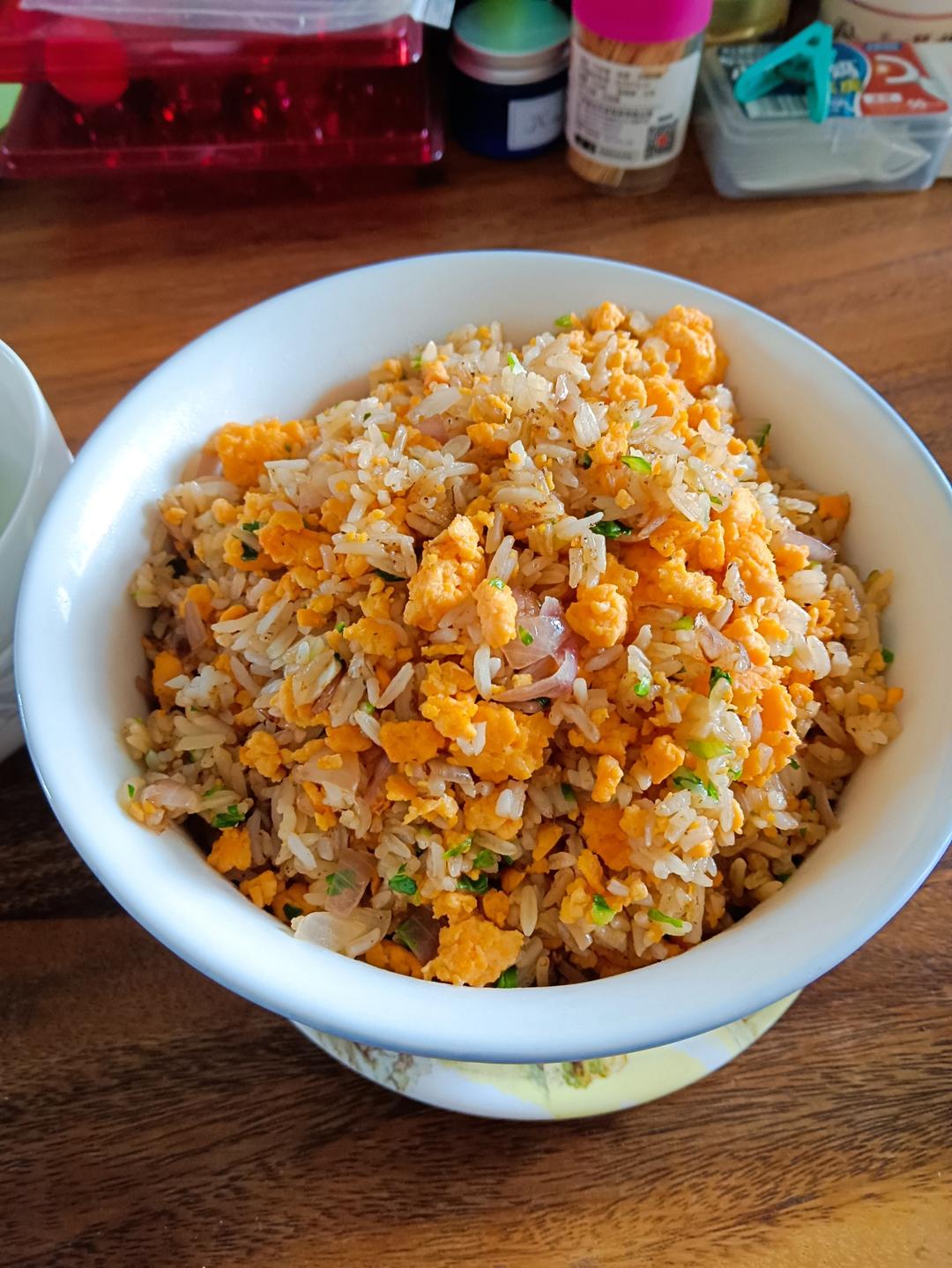 超豪华的海胆炒饭～