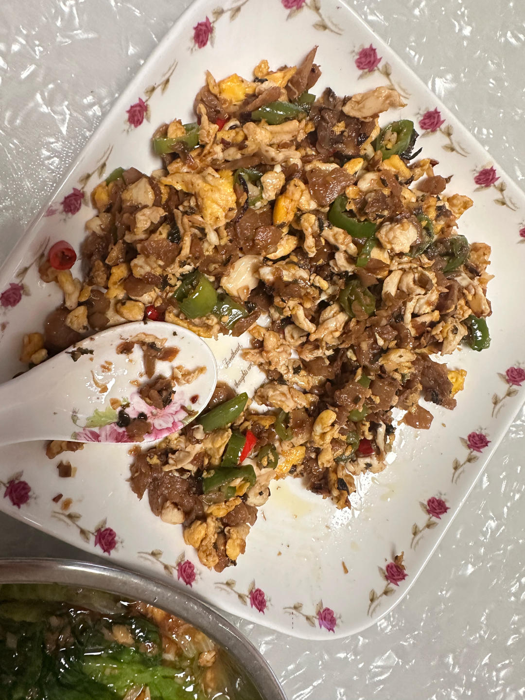 鸡蛋炒外婆菜(下饭菜)