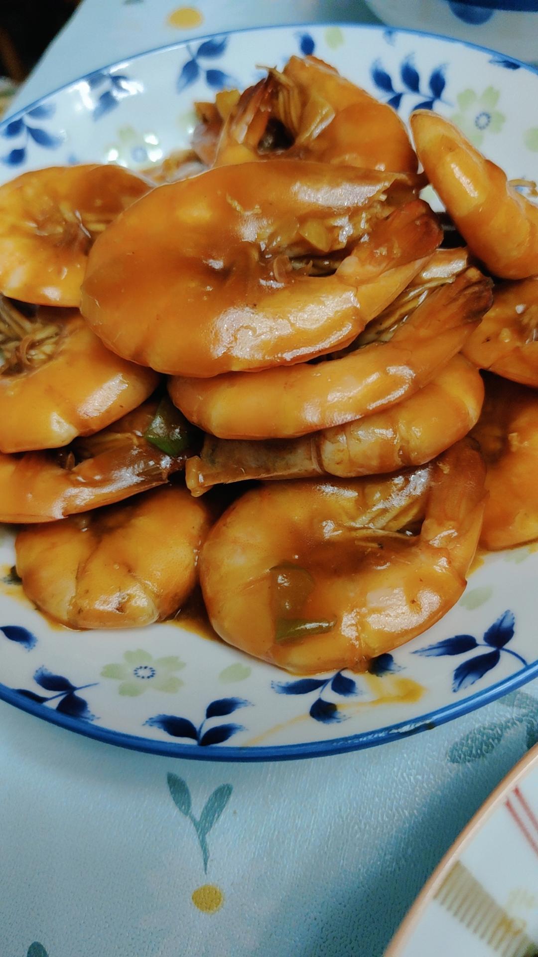 家庭版油焖大虾