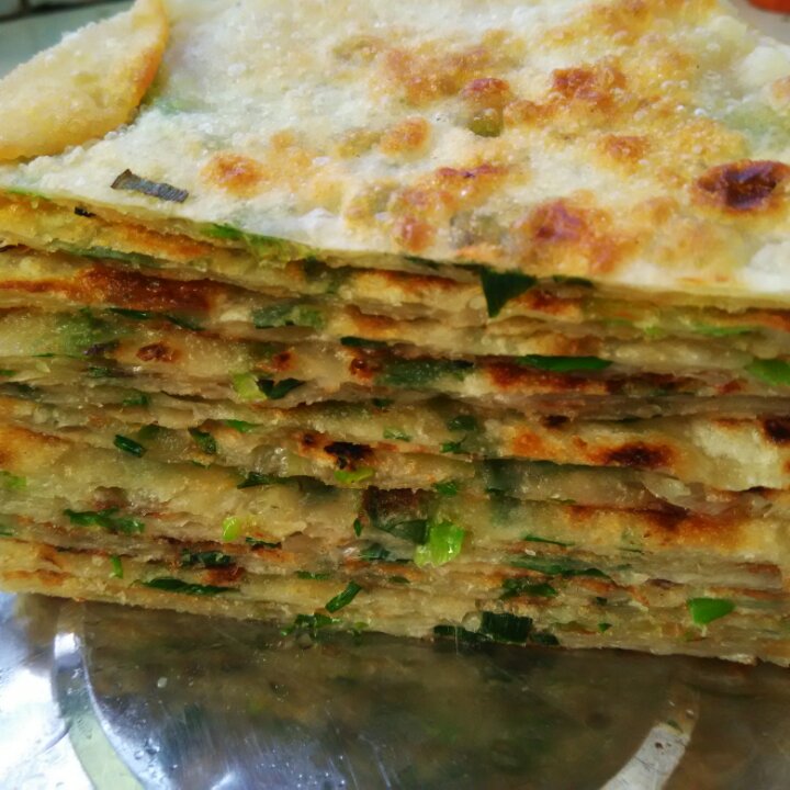 饺子皮葱油饼