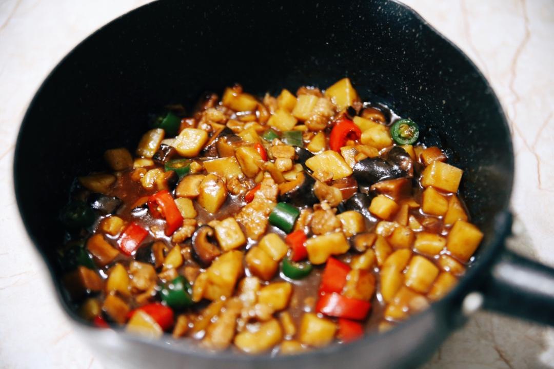 ㊙️香菇土豆肉沫拌饭❗️比外卖还好吃