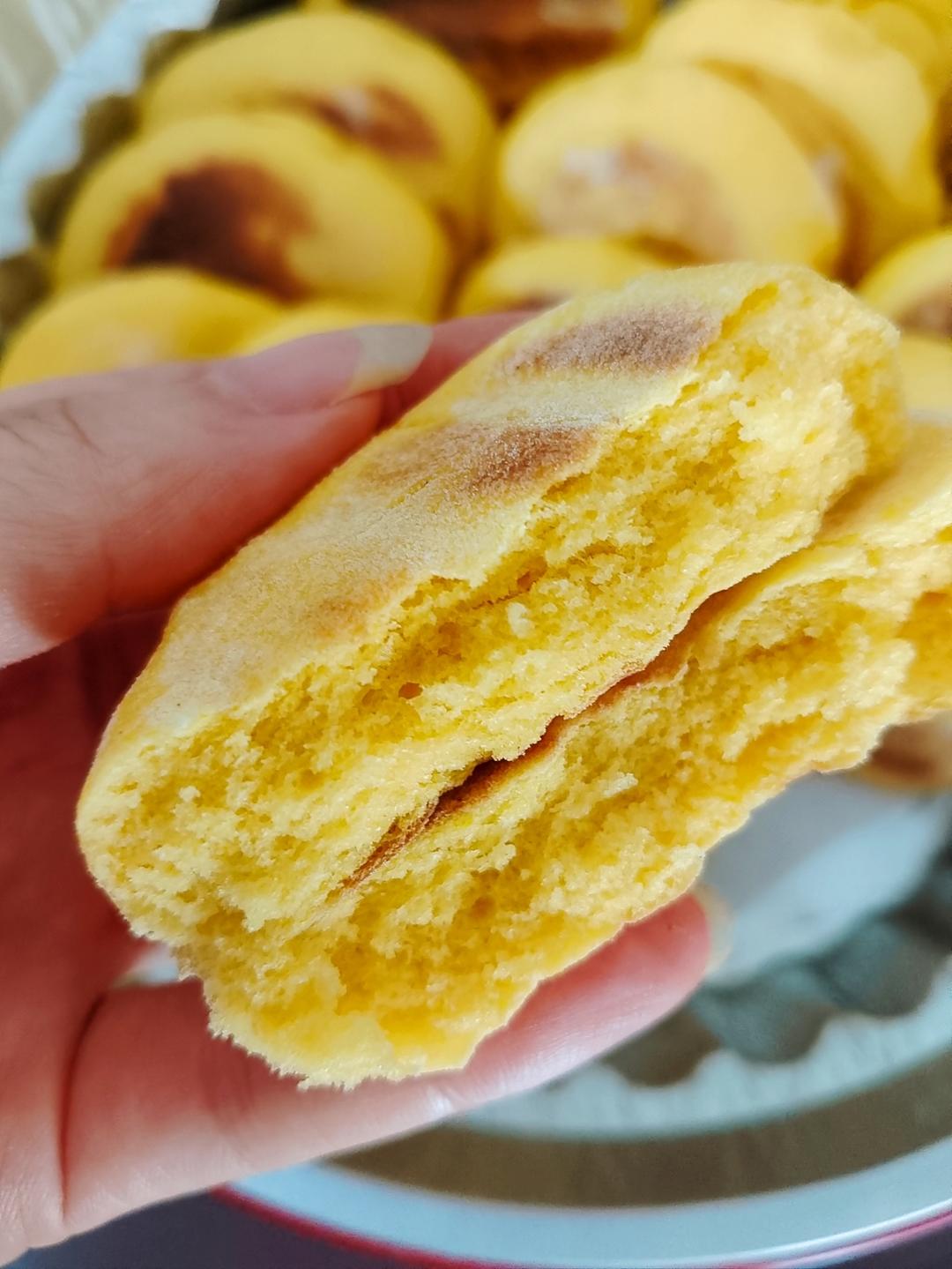 堂妈小厨——发面南瓜饼