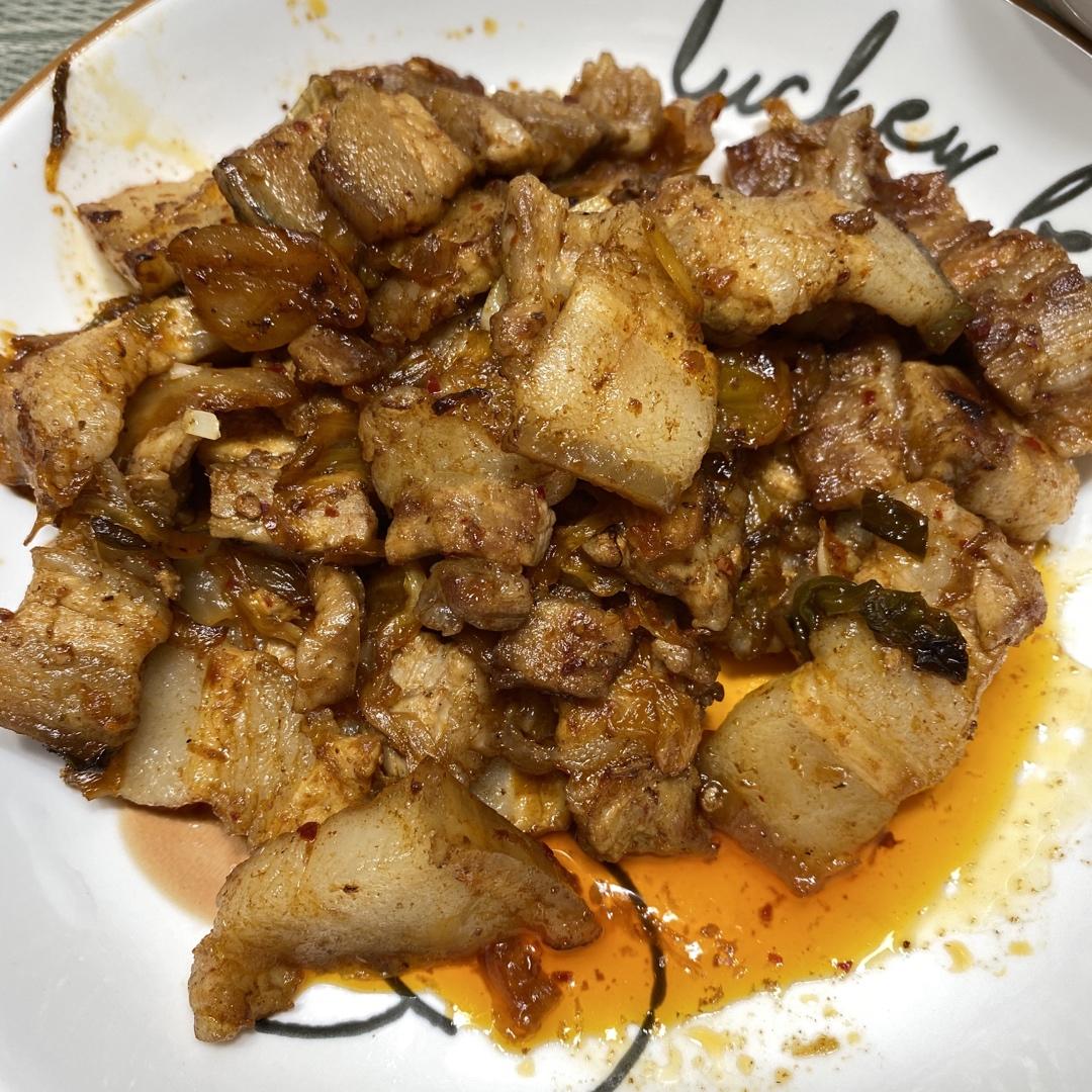 秘制泡菜炒五花肉