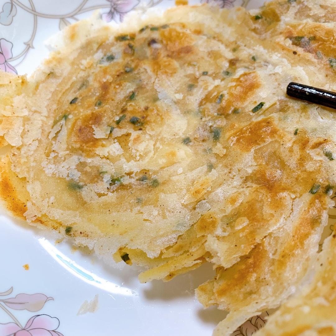 香酥千层饼，葱油饼，酥掉渣了