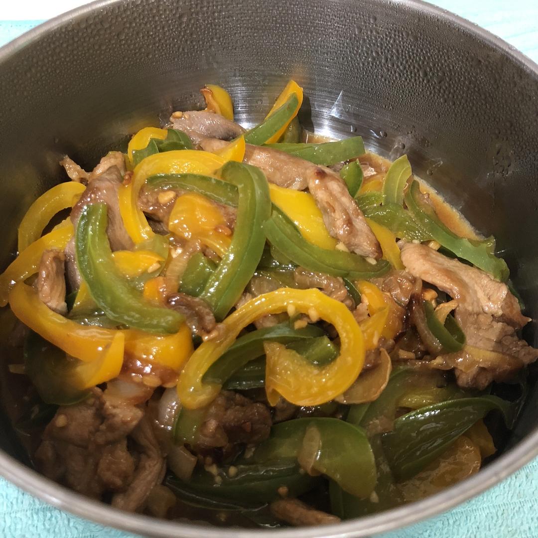 青椒炒肉丝
