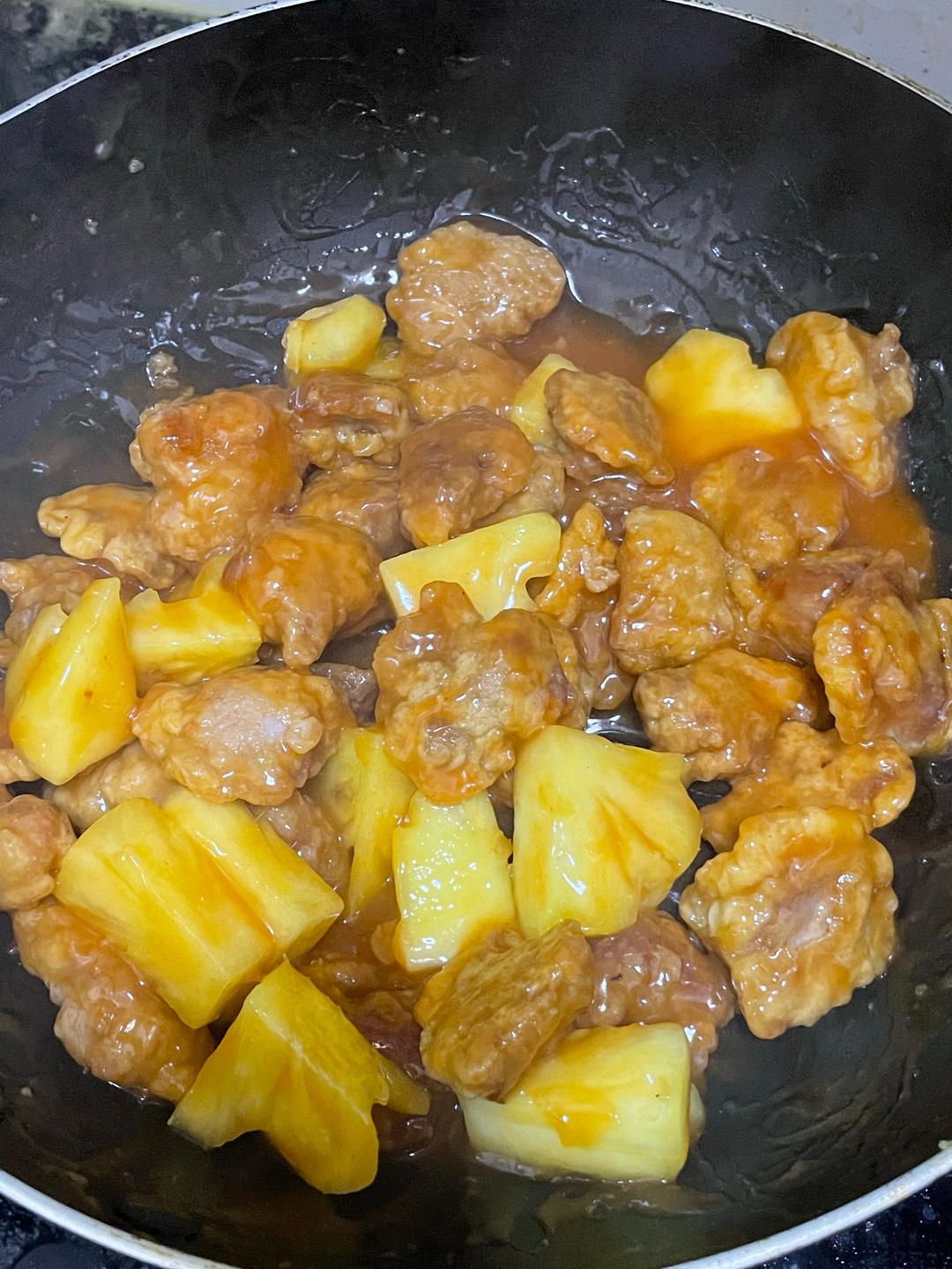 菠萝咕咾肉（少油版）