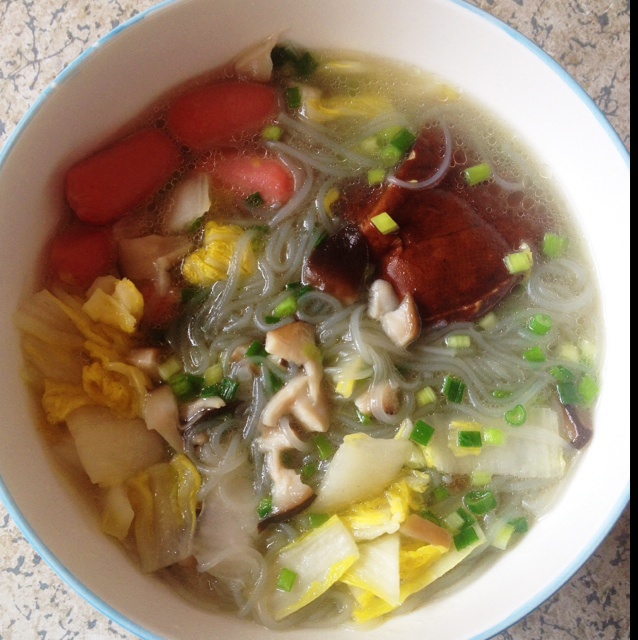 白菜粉丝汤